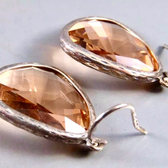 RARE Silpada Vintage Sterling Silver
Citrine Sparking Earrings - Picture 7 of 7